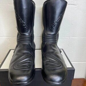 Alpinestars Racing Ahead Black Leather Gore-Tex Motocross Boots Mens 48 EU/13 US